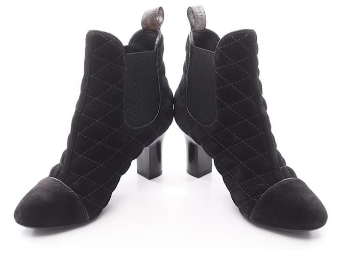 Botas Louis Vuitton Monogram Castaño Negro - vista 3