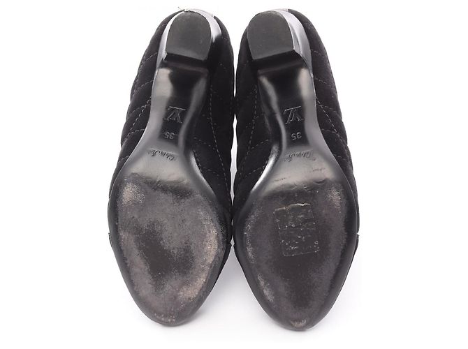 Botas Louis Vuitton Monogram Castaño Negro - vista 4