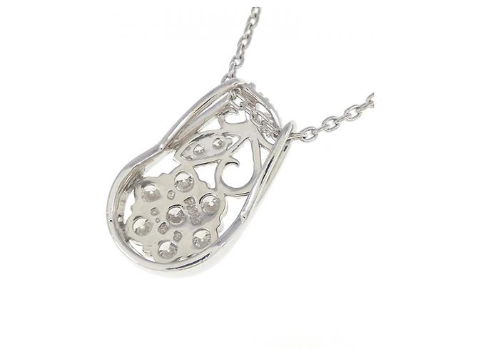 Autre Marque Pt950 Diamant-Halskette Silber - Ansicht 4