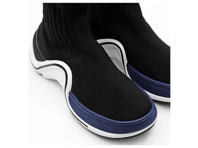 Louis Vuitton Archlight Sneaker aus technischem Gewebe Schwarz Blau - Ansicht 2
