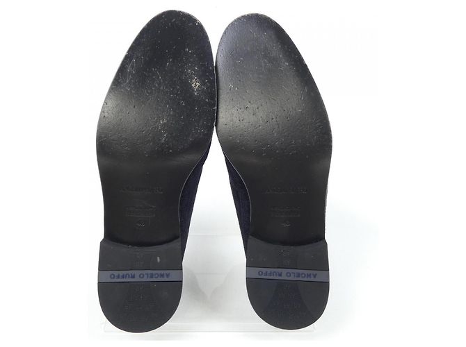 Autre Marque Scarpe in pelle Angelo Fusco Nero - vista 4