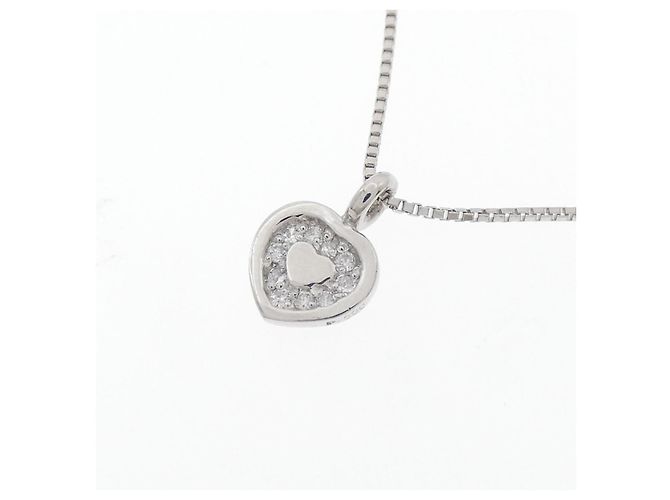 Autre Marque Collana in platino e diamanti Argento - vista 4
