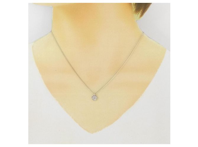Autre Marque Collana in platino e diamanti Argento - vista 7