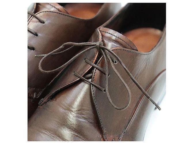Autre Marque Scarpe Derby in pelle Lobb's Marrone - vista 11
