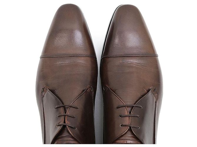 Autre Marque Scarpe Derby in pelle Lobb's Marrone - vista 12