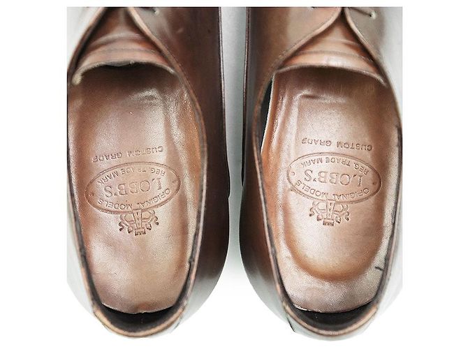 Autre Marque Scarpe Derby in pelle Lobb's Marrone - vista 13