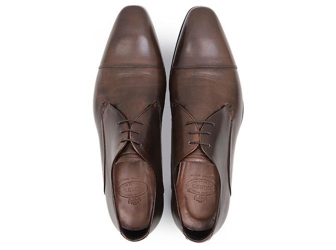 Autre Marque Scarpe Derby in pelle Lobb's Marrone - vista 7