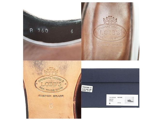 Autre Marque Scarpe Derby in pelle Lobb's Marrone - vista 9