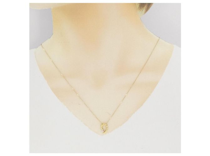 Autre Marque Collana con diamante rosa Au750 D'oro - vista 6