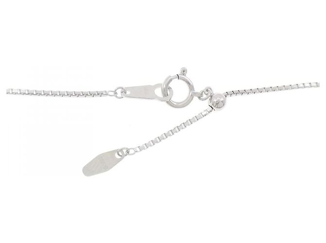 Autre Marque Collier Croix en Diamants en Or Blanc Au750 Argenté - vue 5