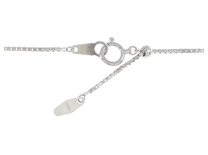 Autre Marque Collana in oro bianco Au750, tormalina e diamante Argento - vista 5