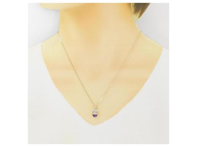 Autre Marque Collana con pendente Au750 Multi Gemstone D'oro - vista 6