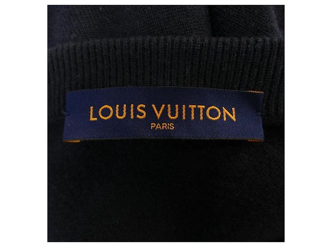 Louis Vuitton Strickware aus Kaschmir-Mischung Schwarz Blau - Ansicht 4