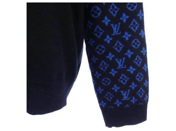 Louis Vuitton Strickware aus Kaschmir-Mischung Schwarz Blau - Ansicht 6