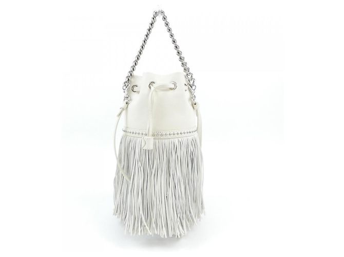 Autre Marque Borsa FRINGE CARNIVAL J&M DAVIDSON Beige - vista 3