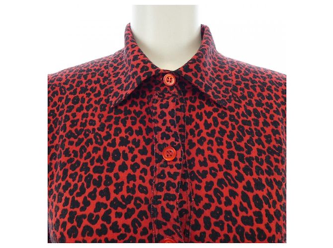 Top in seta e cashmere Christian Dior 144S71AM120 Nero Rosso - vista 5
