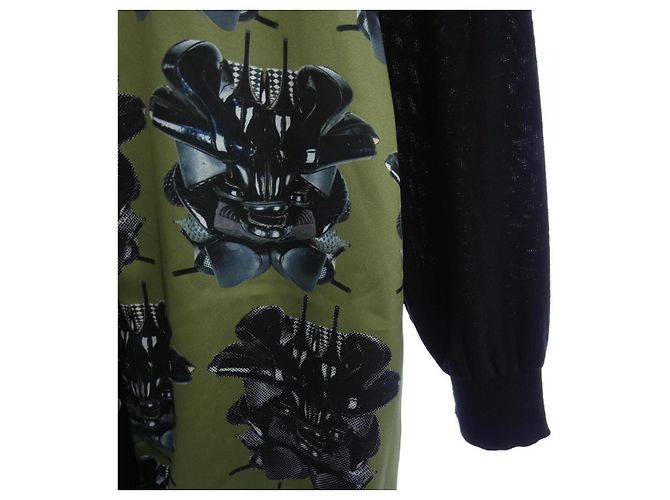Comme Des Garcons Cárdigan largo Comme des Garçons Homme Plus Negro Verde - vista 6