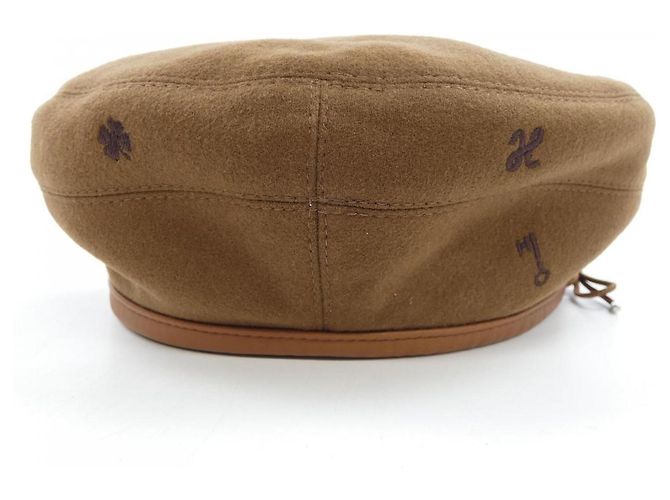 Hermès Hermes Saint Honore Cashmere Cap Braun - Ansicht 2