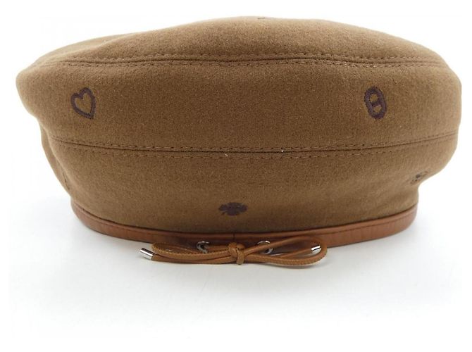 Hermès Hermes Saint Honore Cashmere Cap Braun - Ansicht 4