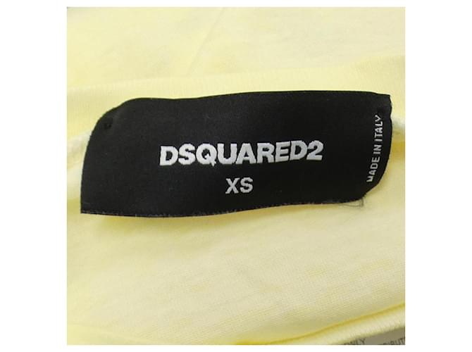 T-shirt DSQUARED2 Giallo - vista 4