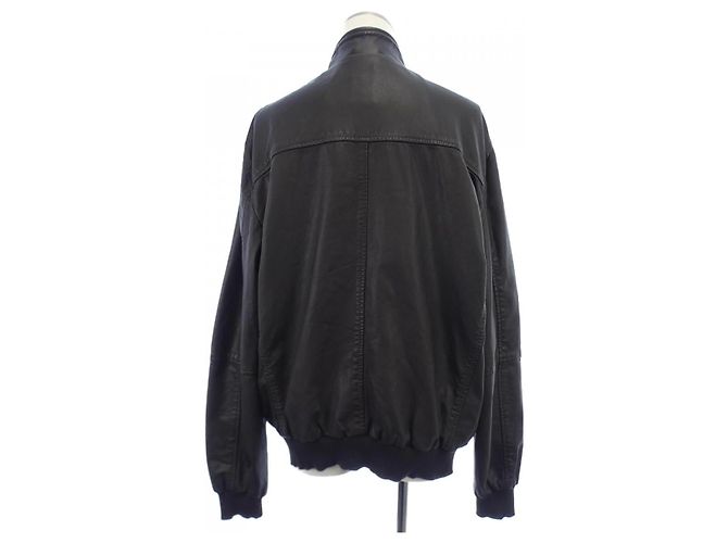 Autre Marque Chaqueta de cuero D'AMICO Castaño - vista 2