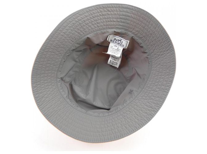 Hermès Hermes Leather Hat Brown Orange - view 5