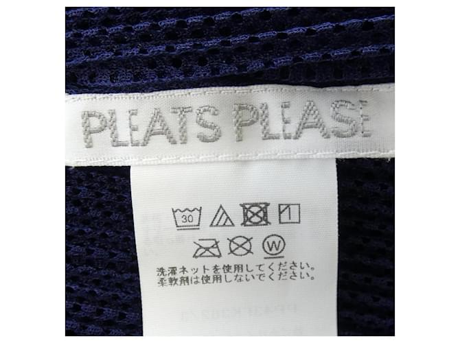 Autre Marque Top Pleats Please Azul Azul marino - vista 4