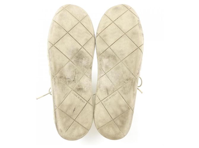 Bottega Veneta Leder-Sneaker Beige - Ansicht 4