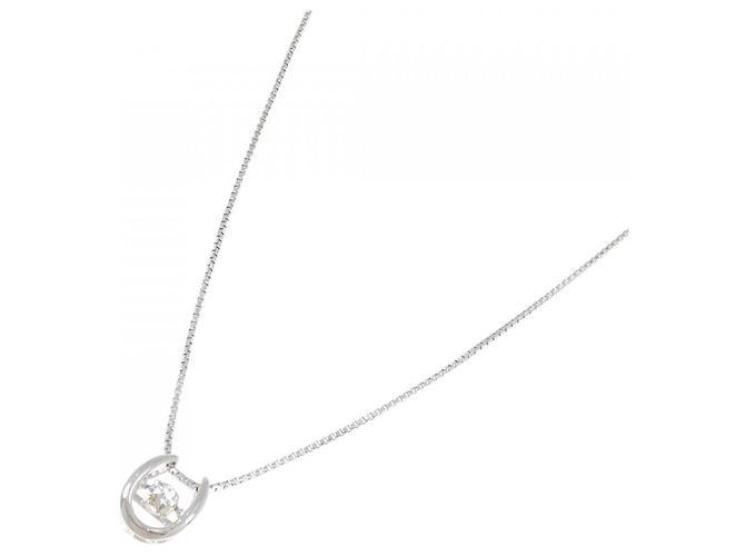 Autre Marque Collana con Diamanti Pt900/Pt850 Argento - vista 2
