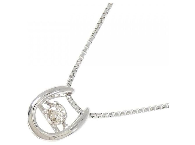 Autre Marque Collana con Diamanti Pt900/Pt850 Argento - vista 3