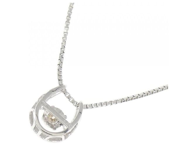 Autre Marque Collana con Diamanti Pt900/Pt850 Argento - vista 4