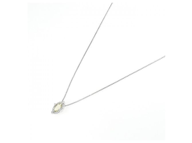 Autre Marque Collana in quarzo in oro bianco Au750 Argento - vista 2