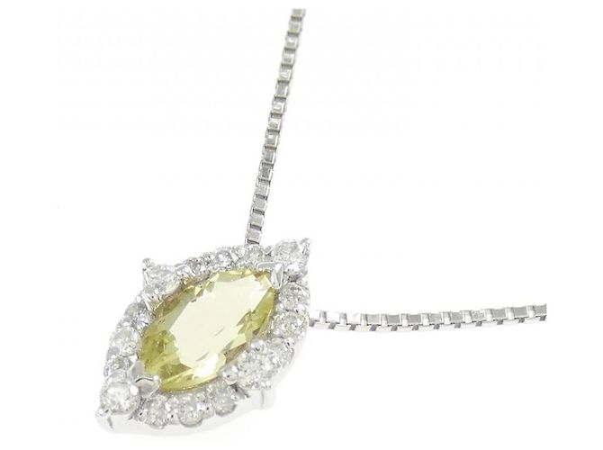 Autre Marque Collana in quarzo in oro bianco Au750 Argento - vista 3