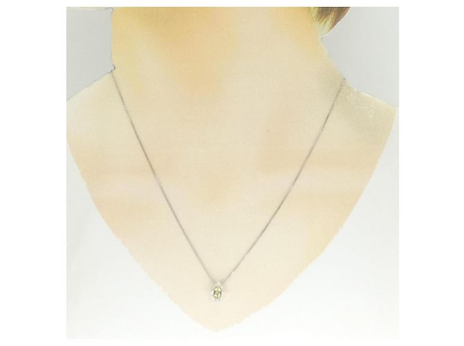Autre Marque Collana in quarzo in oro bianco Au750 Argento - vista 6