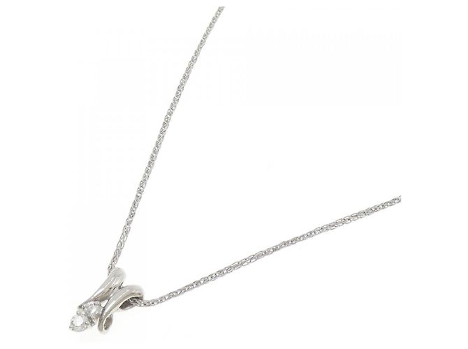 Autre Marque Collana di Diamanti PT900 PT850 Argento - vista 2
