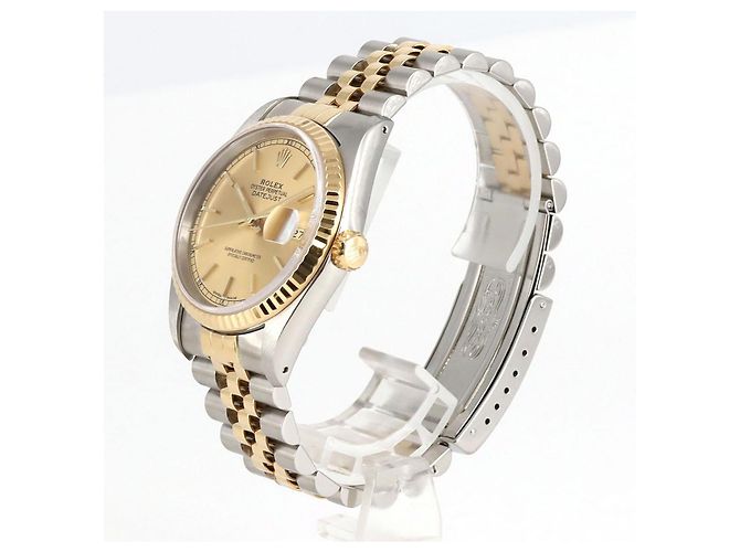 Reloj Rolex Datejust de acero inoxidable y oro amarillo Dorado - vista 2