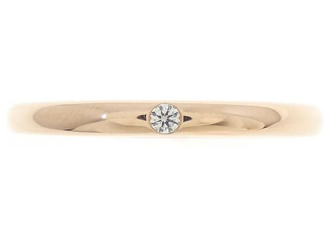 Autre Marque Anello in oro rosa Au750 e diamanti - vista 2