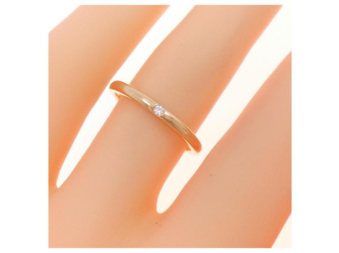 Autre Marque Anello in oro rosa Au750 e diamanti - vista 5