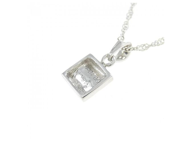 Autre Marque Collana in oro bianco Au750 e diamanti Plata - vista 4
