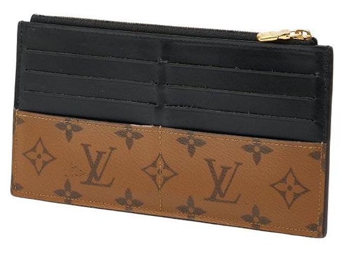 Slender Louis Vuitton Slim Purse Monogram Long Wallet Braun - Ansicht 2