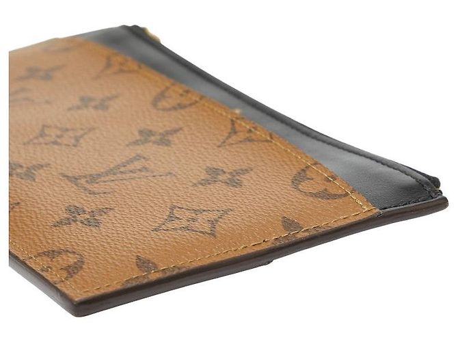 Slender Louis Vuitton Slim Purse Monogram Long Wallet Braun - Ansicht 4