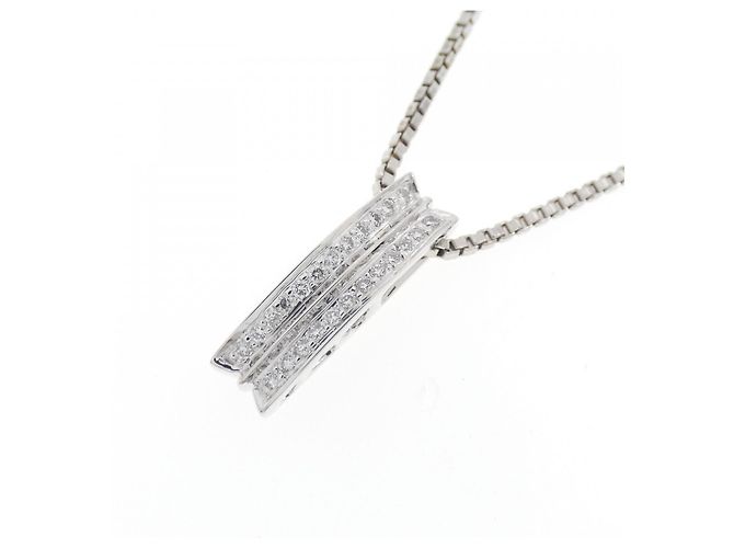 Autre Marque Collana in oro bianco Au750 e diamanti Argento - vista 3
