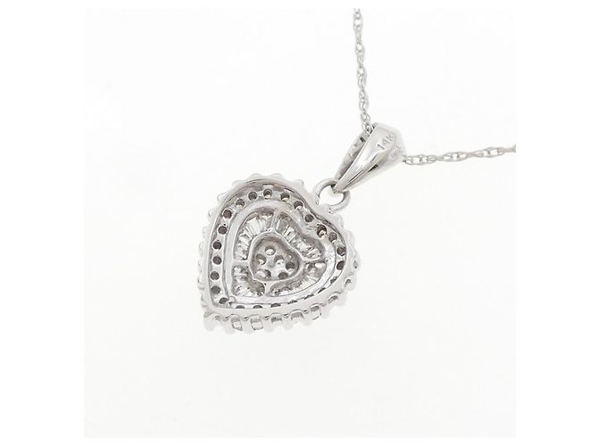 Autre Marque Collana in oro bianco Au585 e diamanti Argento - vista 4
