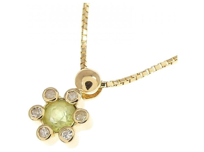Autre Marque Collana in Turmalina e Diamanti Au750 D'oro - vista 3