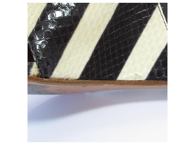 Chloé Sandali con zeppa Chloe Nero Bianco - vista 18