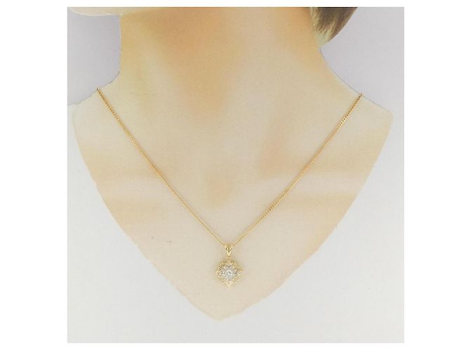 Autre Marque Collana con Diamanti Au750 D'oro - vista 6