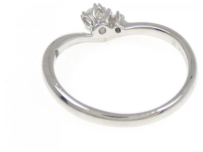 Autre Marque PT900 Platin Diamantring Silber - Ansicht 3