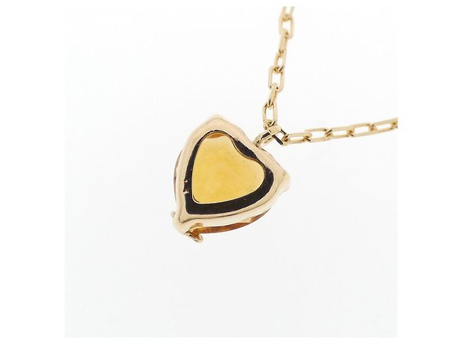Autre Marque Au750 Gelbgold 3.0CT Citrin Halskette Golden - Ansicht 4