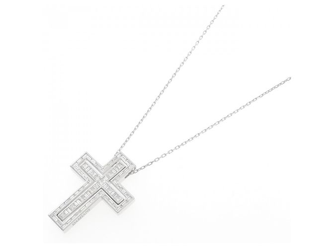 Autre Marque Collana Damiani Belle Epoch 750 Oro Bianco e Diamante Argento - vista 2