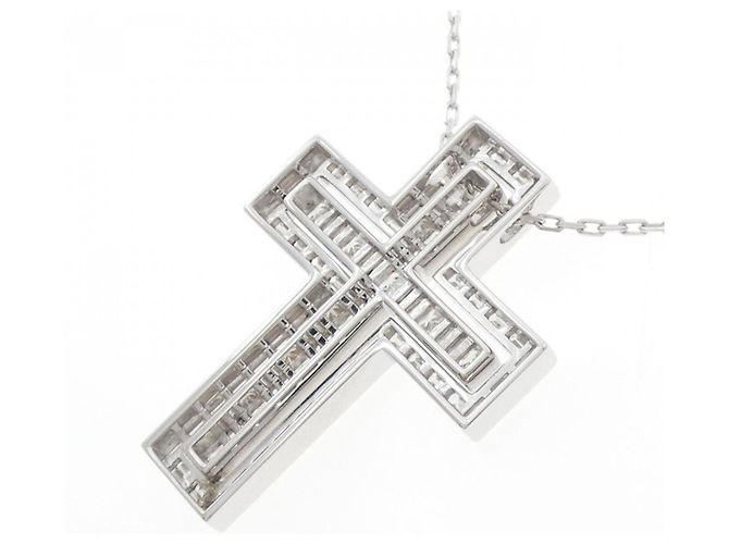 Autre Marque Collana Damiani Belle Epoch 750 Oro Bianco e Diamante Argento - vista 4